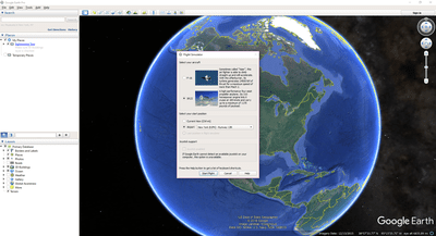 google earth flight simulator keys